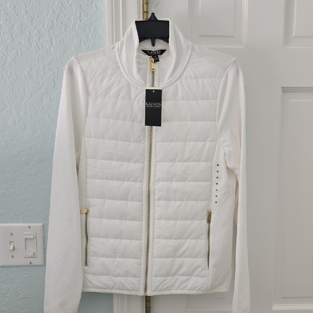 Ralph Lauren White Puffer Jacket